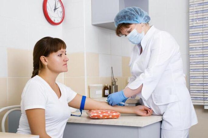 Campione di sangue per diabete